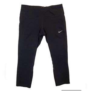 Nike Women's Black Epic Run‎ Crop Tight Leggings Small